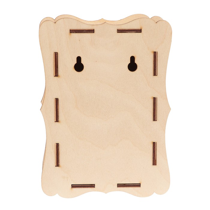 Ключница дерево "Зимняя сказка" 15х21 см