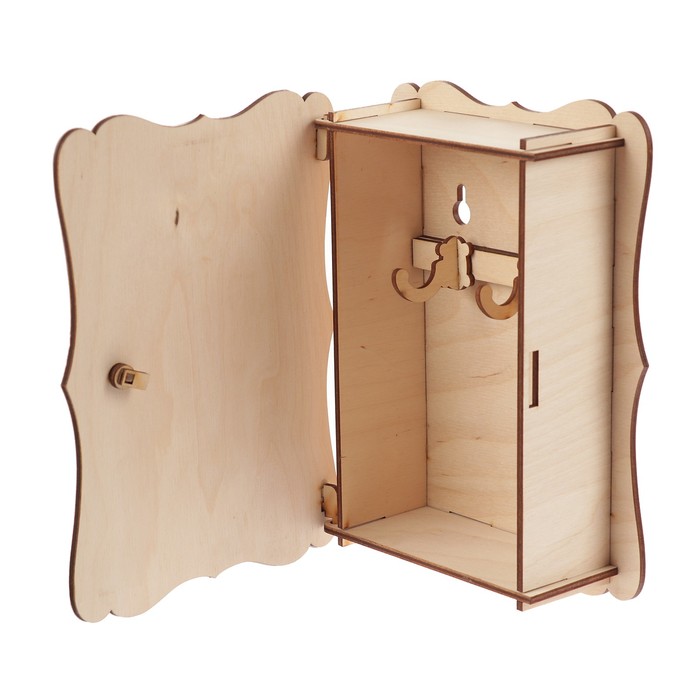 Ключница дерево "Цветы на берегу" 15х21 см