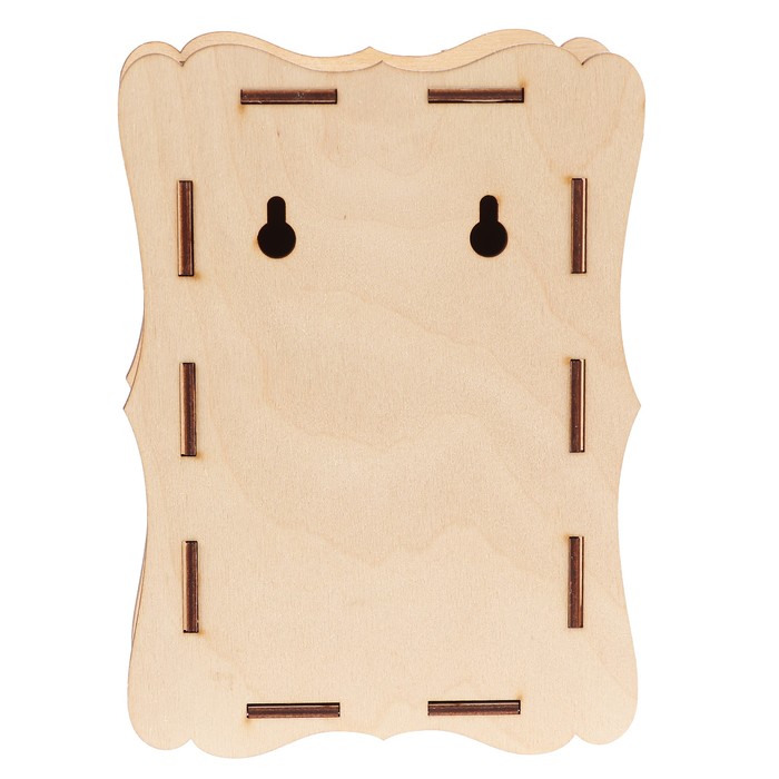 Ключница дерево "Цветы на берегу" 15х21 см