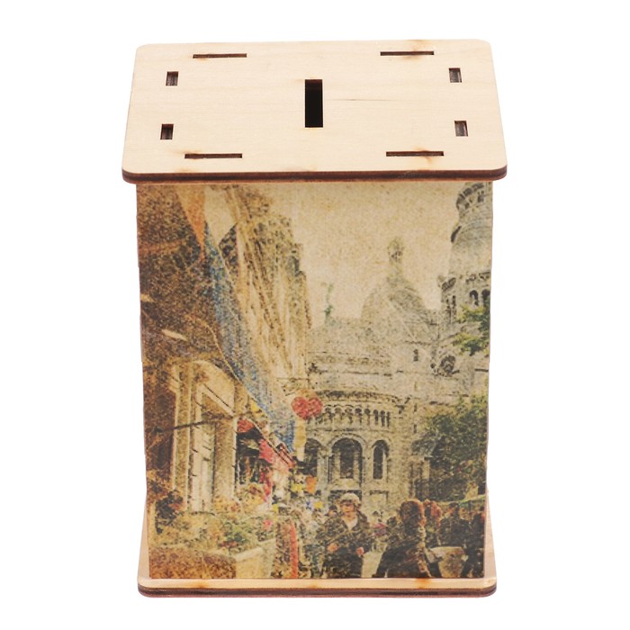 Копилка дерево "Летний день" 13х10х8 см