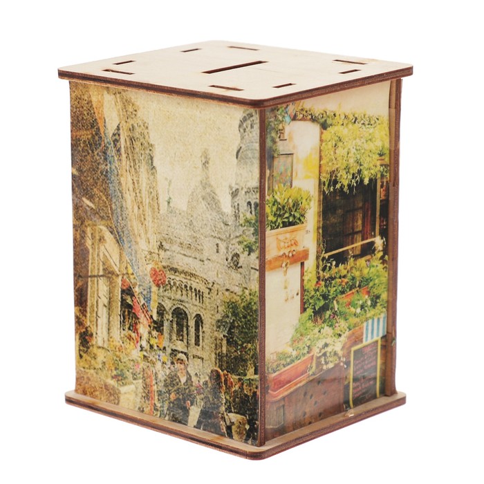 Копилка дерево "Летний день" 13х10х8 см