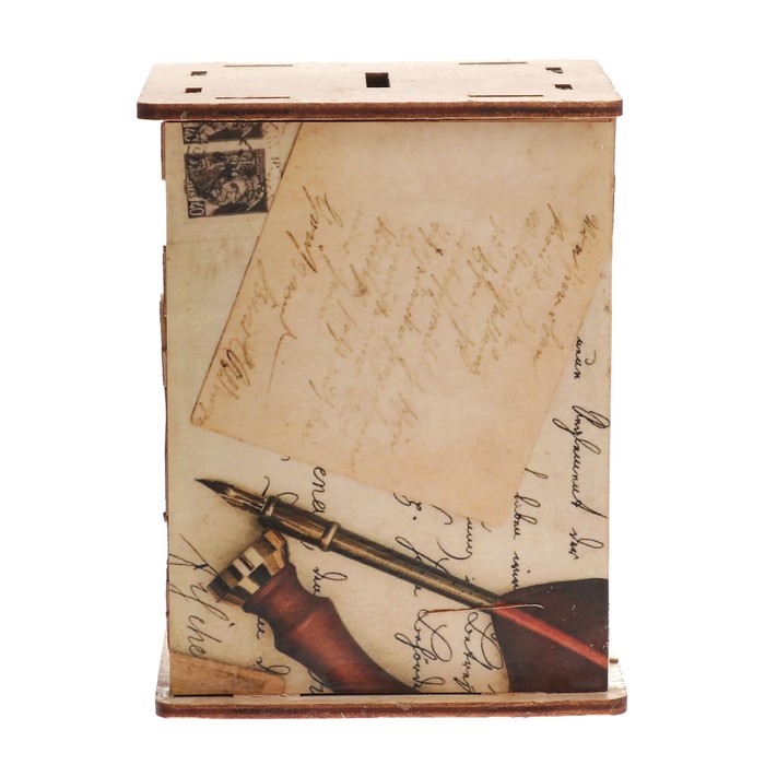 Копилка дерево "Письма" 13х10х8 см