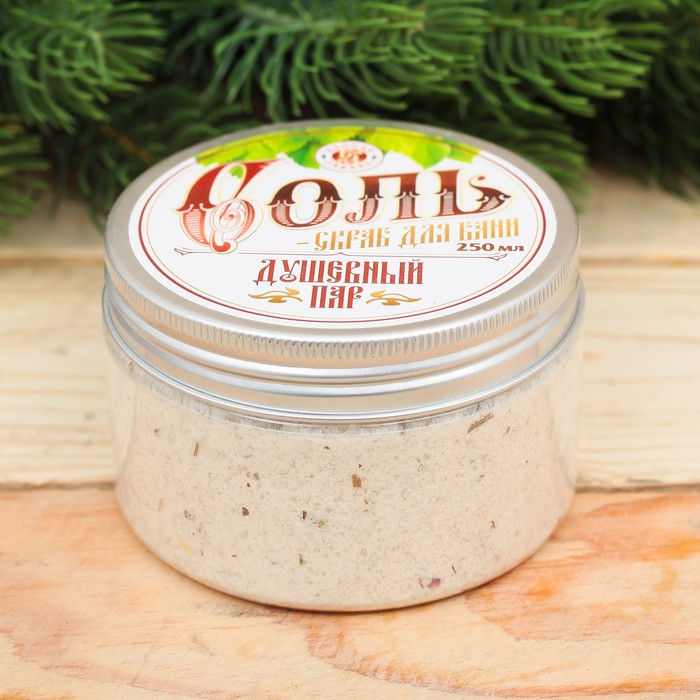 Соль-скраб для бани "Душистый пар", 250 мл