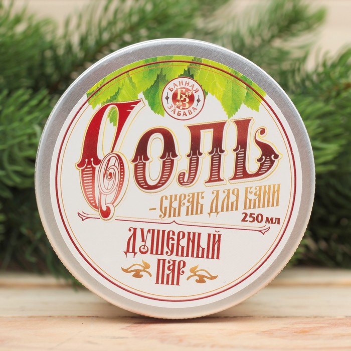 Соль-скраб для бани "Душистый пар", 250 мл