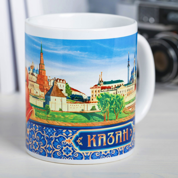 Кружка сублимация "Казань. Кот"