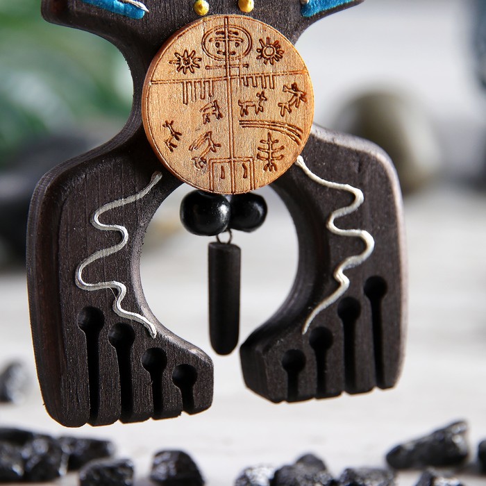 Оберег "Айыл Онгон" кедр 16*5,5 см