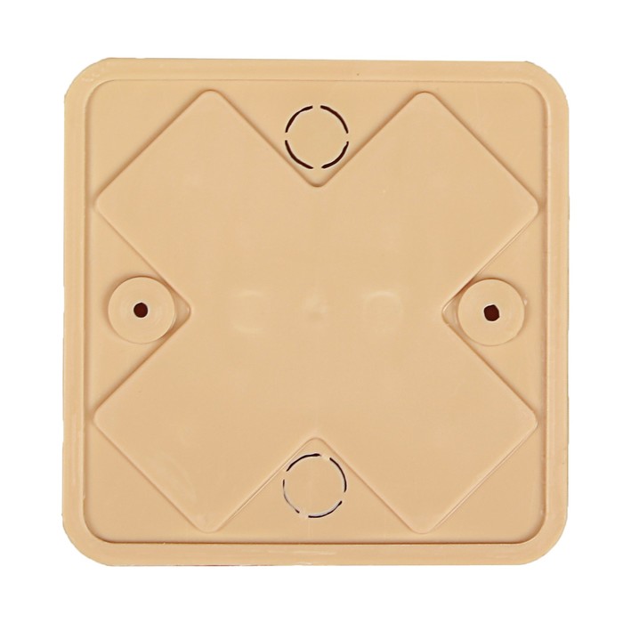 Коробка распределительная T-plast, 75х75х28 мм, сосна, 50.12.004.0002,