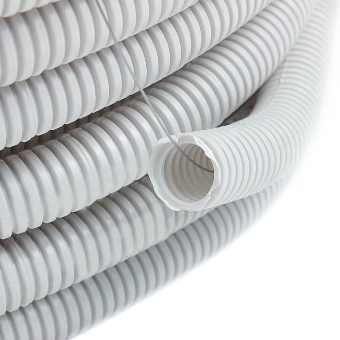 Труба гофрированная ПВХ T-plast, 20 мм, 100 м, 55.01.002.0002,