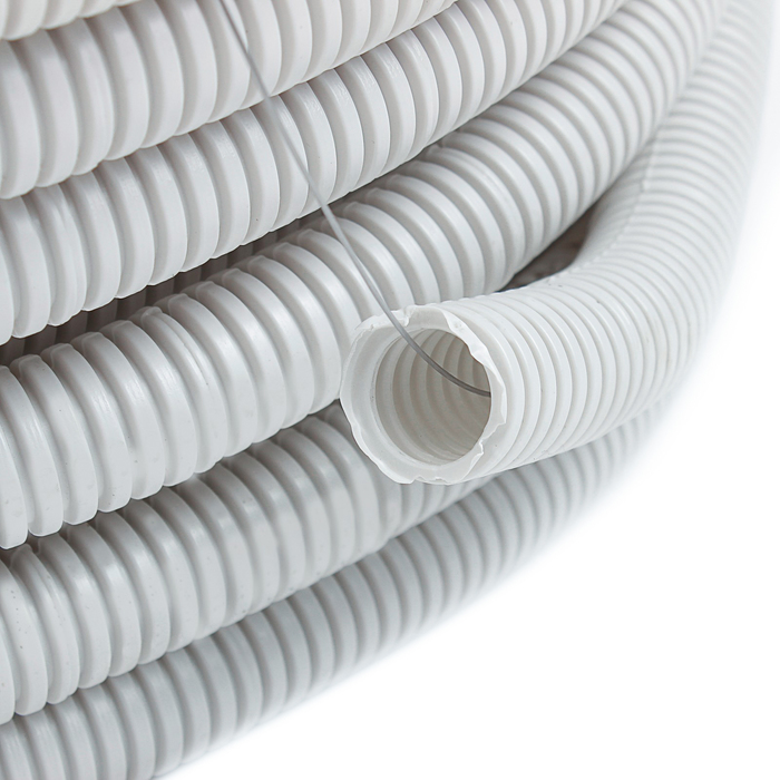 Труба гофрированная ПВХ T-plast, 20 мм, 50 м, 55.01.005.0002,