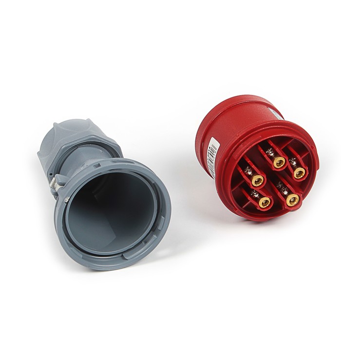 Вилка кабельная T-plast, 32 A, 3P+N+E, IP 44, 31.07.301.1600,