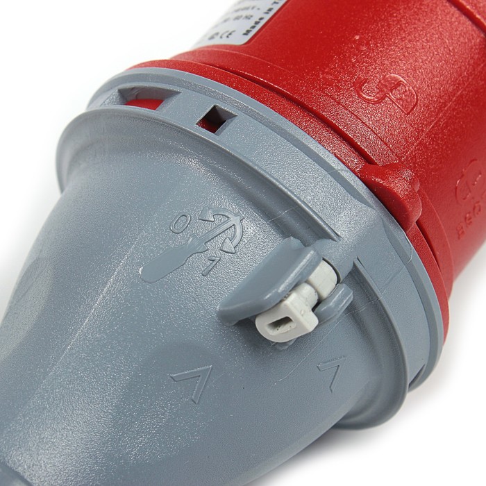 Вилка кабельная T-plast, 32 A, 3P+N+E, IP 44, 31.07.301.1600,