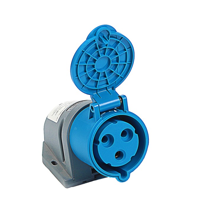 Розетка настенная T-plast, 32 A, 2P+E, IP 44, 31.24.307.0900,