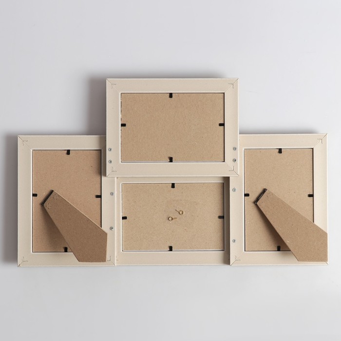 Фоторамка на 4 фото 10х15 см Еллоу Фото ПР-415-V2 "Прованс" с подставкой, пластик