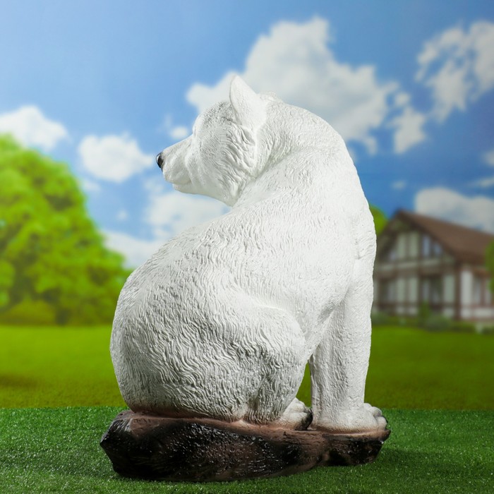 Светящаяся фигура "Медведь сидя большой" 40х50х48см