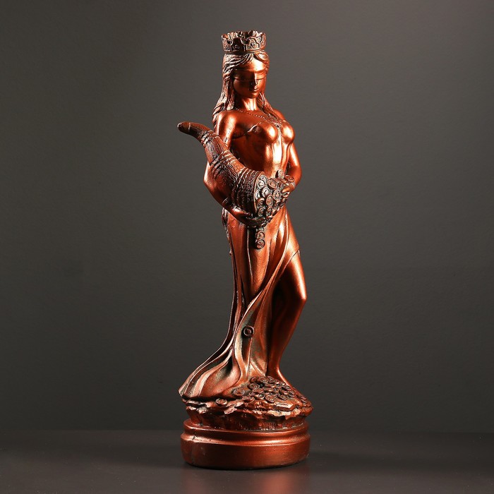 Фигура "Фортуна" большая, медь 58х17х12см