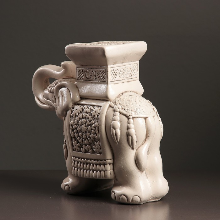 Подставка "Слон малый" 12х30х27см состаренный