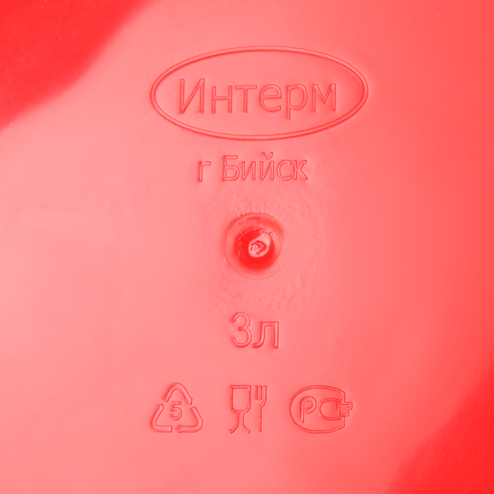 Таз пластмассовый 3 л, цвет МИКС