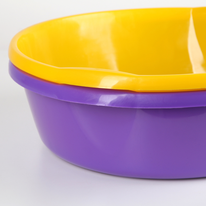 Таз пластмассовый 9 л, цвет МИКС