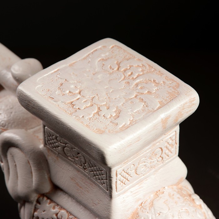 Подставка "Слон малый" 12х30х27см бежевый