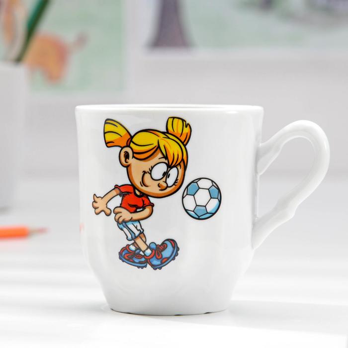 Кружка 220 мл "Юные футболисты", МИКС