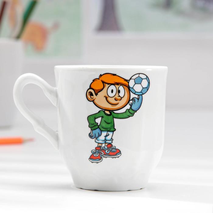 Кружка 220 мл "Юные футболисты", МИКС