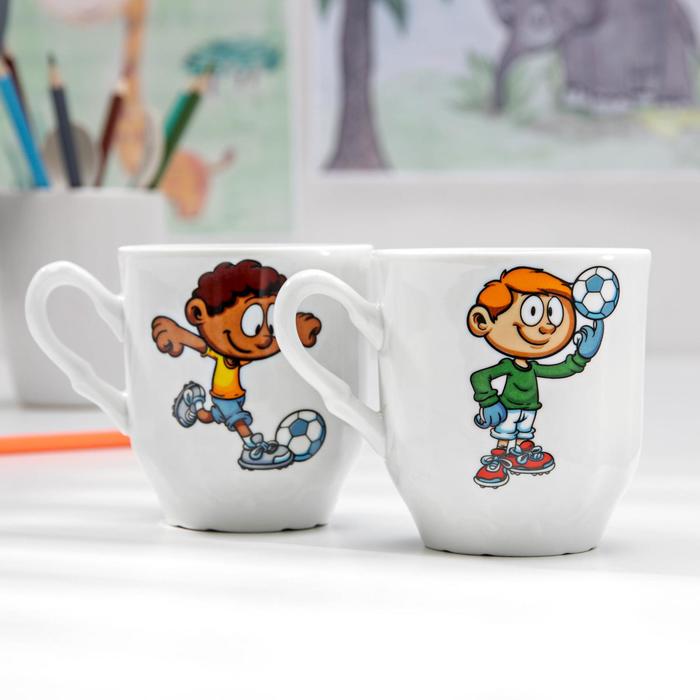 Кружка 220 мл "Юные футболисты", МИКС