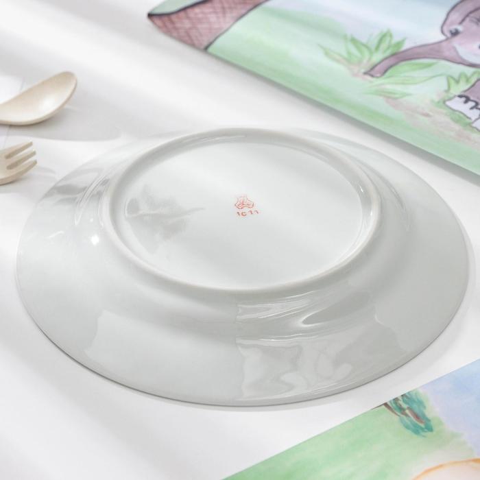 Тарелка 20 см "Голубка. Радужные птички", МИКС