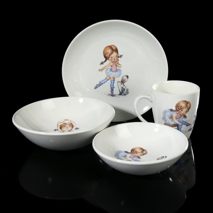 Набор посуды "Соната. Балерина" 4 предмета