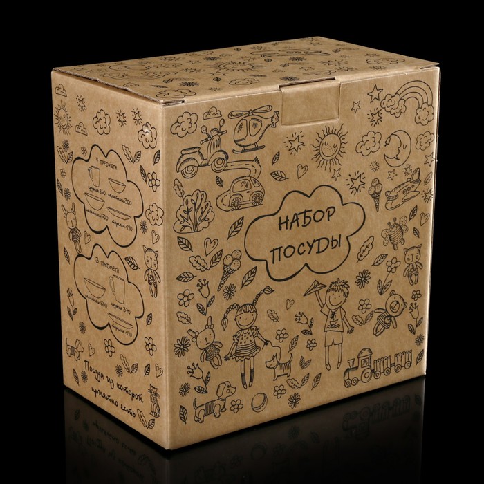 Набор посуды "Соната. Балерина" 4 предмета