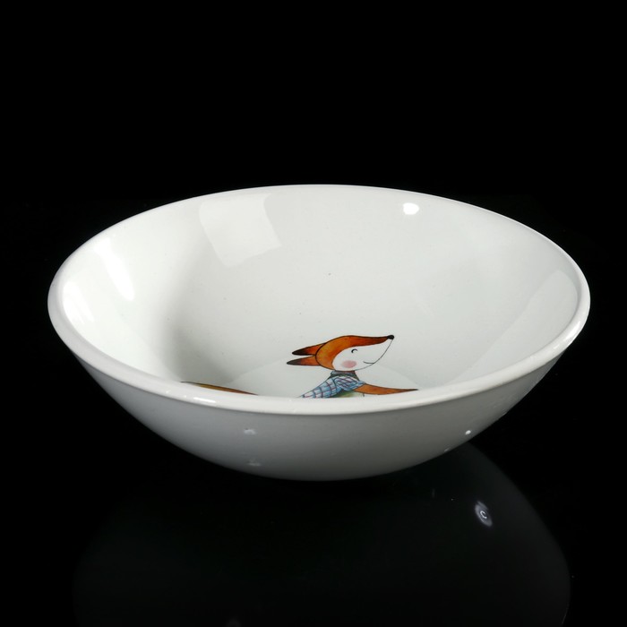 Набор посуды "Соната. Забавные лисята" 4 предмета