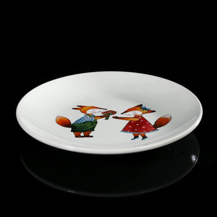 Набор посуды "Соната. Забавные лисята" 4 предмета