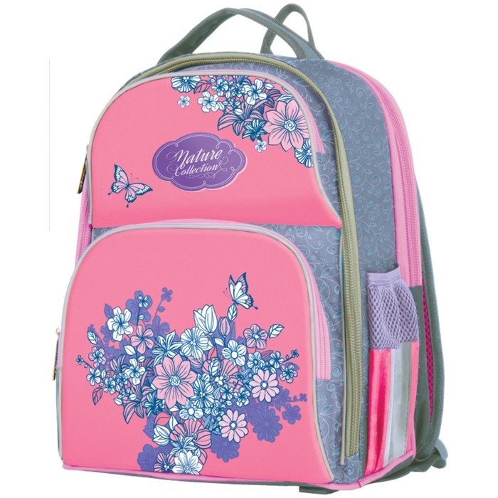 Рюкзак Стандарт Berlingo Medium "Flowering" 37 х 29 х 19 см, 2 отделения