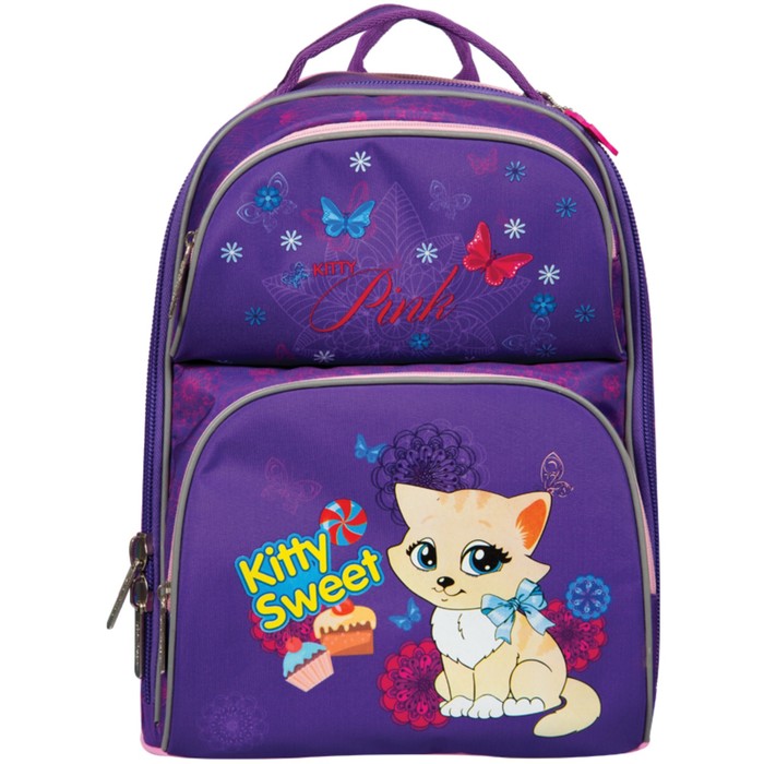 Рюкзак Стандарт Berlingo Medium "Kitty Sweet" 37 х 29 х 19 см, 2 отделения