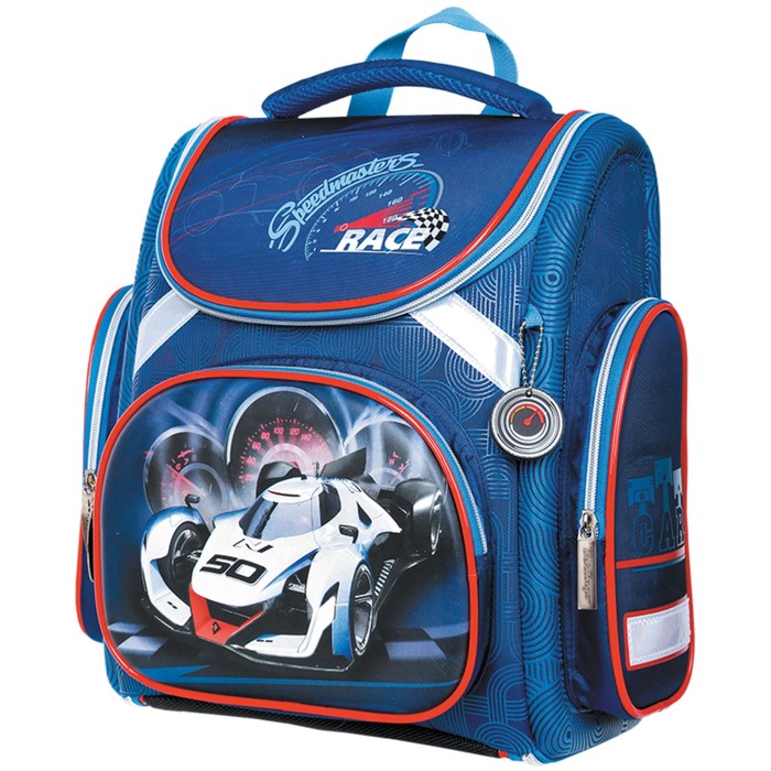 Ранец Стандарт Berlingo Ultra Compact "Race" 37*30*17см, 1 отд+мешок 239297