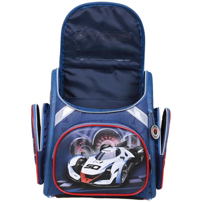 Ранец Стандарт Berlingo Ultra Compact "Race" 37*30*17см, 1 отд+мешок 239297