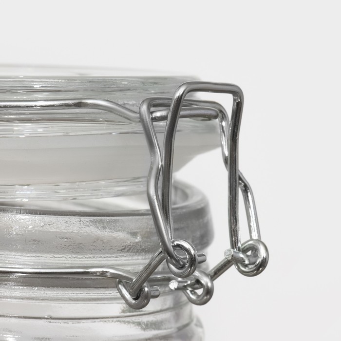 Банка для сыпучих продуктов 700 мл "Ризотто", с бугельным замком