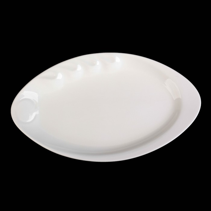 Блюдо овальное White Label