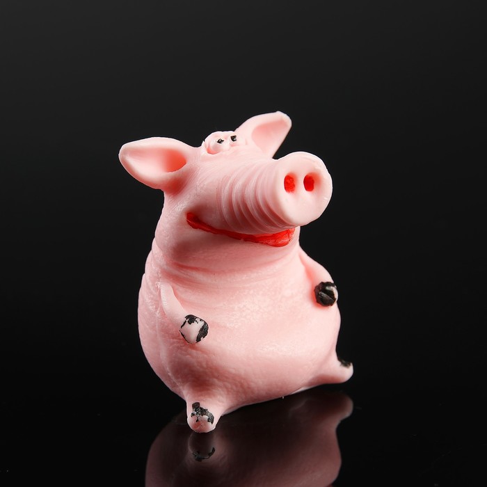 Мыло фигурное "Хрюня" розовая 65гр