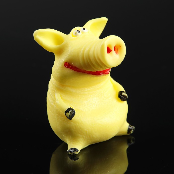 Мыло фигурное "Хрюня" жёлтая 65гр