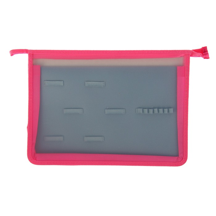 Папка д/тетрадей А4 молния сверху лам.кар/пластик ПТ-Р115 дев "Два совёнка" 2отд 56727