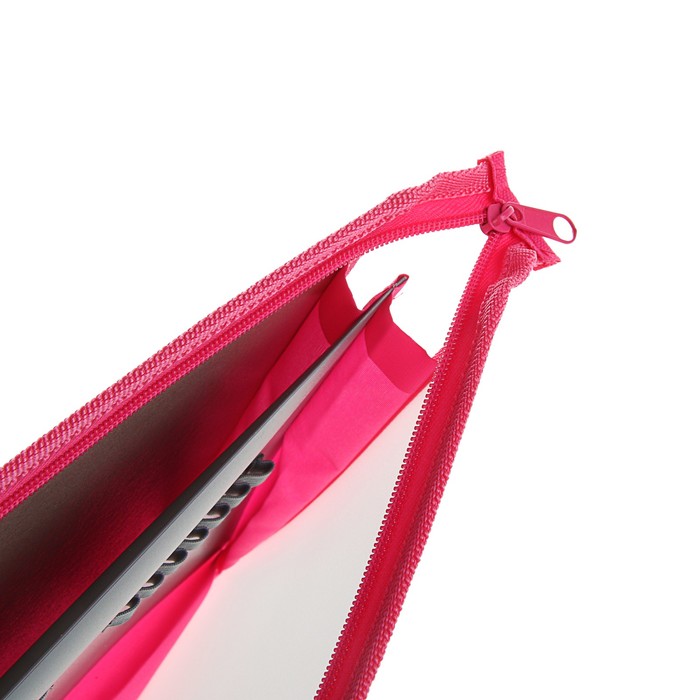 Папка д/тетрадей А4 молния сверху лам.кар/пластик ПТ-Р115 дев "Два совёнка" 2отд 56727