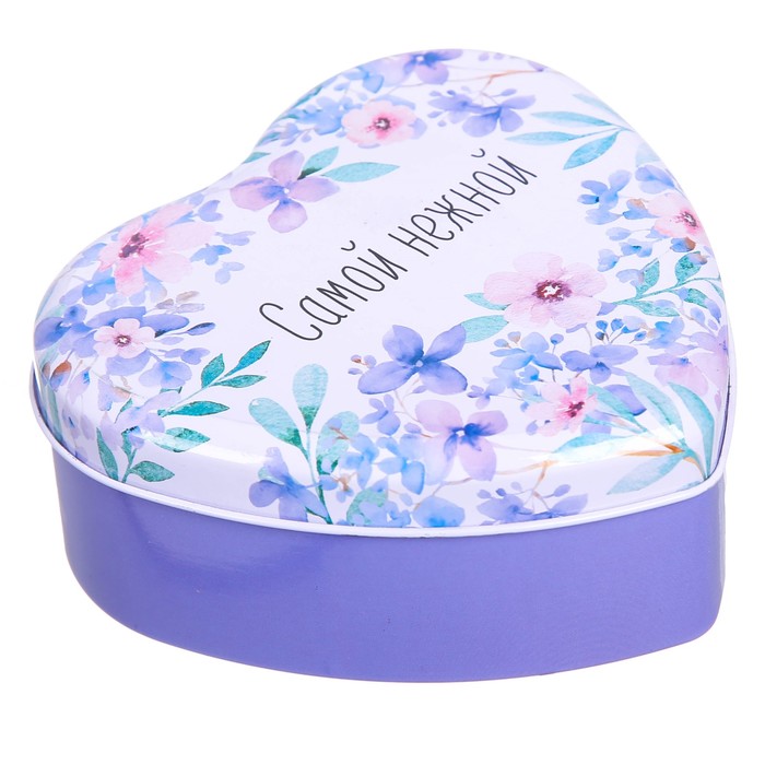 Шкатулка в форме сердца "Самой нежной", 12 х 12 см