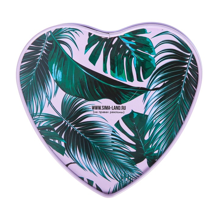 Шкатулка в форме сердца "Наслаждайся каждым мгновением", 12 х 12 см