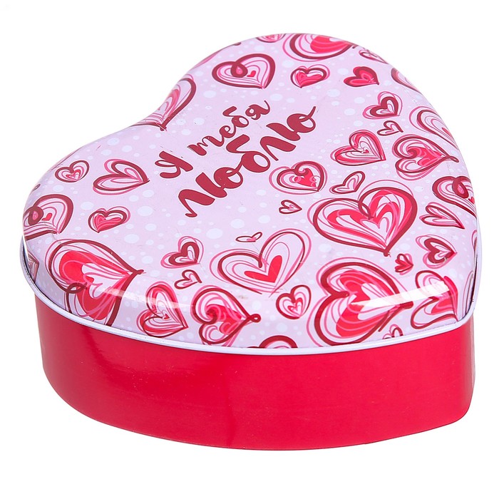 Шкатулка в форме сердца "Я тебя люблю", 12 х 12 см