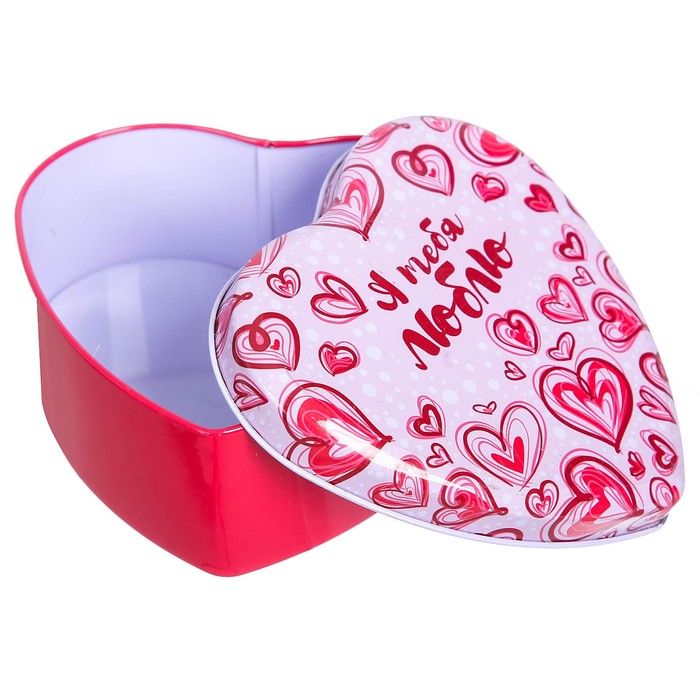 Шкатулка в форме сердца "Я тебя люблю", 12 х 12 см