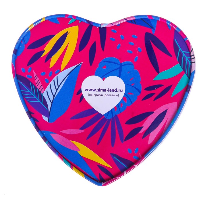 Шкатулка в форме сердца "Любимой доченьке", 12 х 12 см