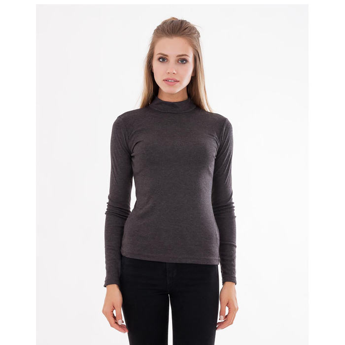 Водолазка женская "Термо" 602216 (752-8) цвет серый, размер 44 (S)