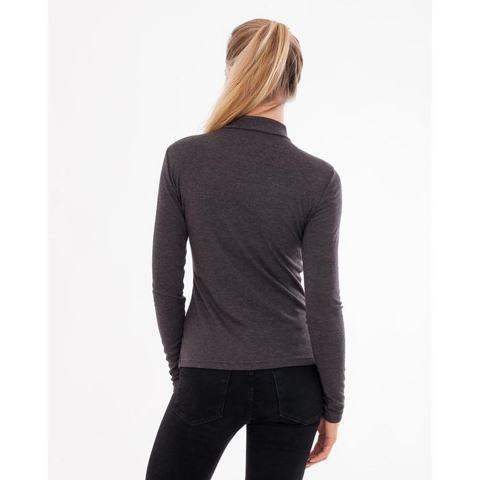 Водолазка женская "Термо" 602216 (752-8) цвет серый, размер 46 (M)