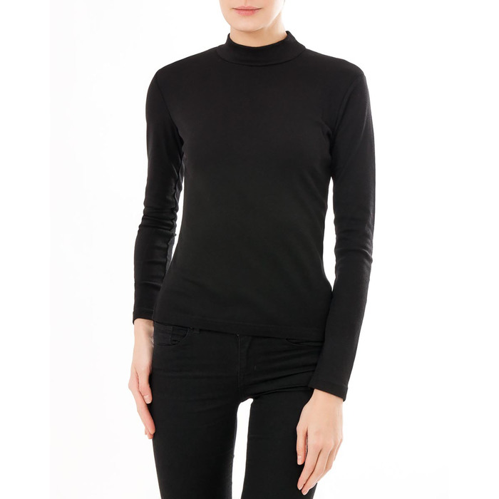Водолазка женская "Термо" 602216 (752-8) цвет чёрный, размер 48 (L)