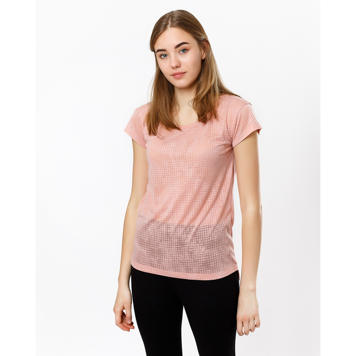 Футболка женская, цвет пыльная роза, р-р 50 (XL)